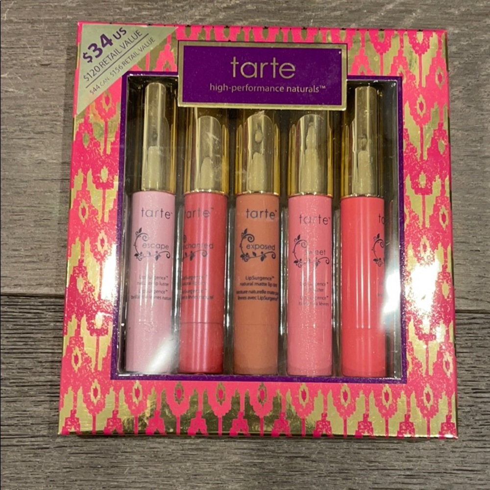 Tarte lipsurgence set lip gloss lip balm